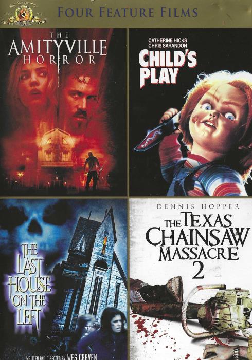 The Amityville Horror / Child's Play / The Last House On The Left / The Texas Chainsaw Massacre 2 4-Disc Set