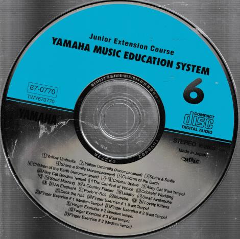 Yamaha Music Educational System: Junior Extension Course 6 w/ Back Artwork