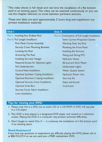 Flat Bottom Pool Installation 2-Disc Set