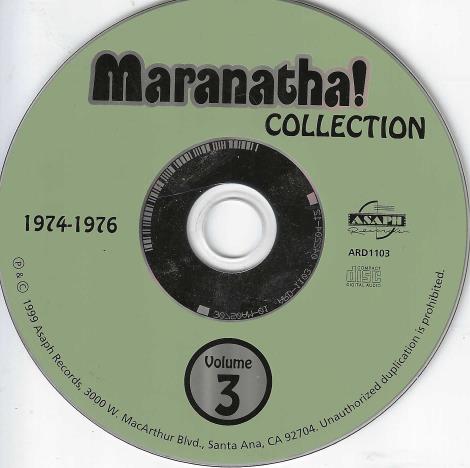 Maranatha! Collection Volume 3 Special w/ No Artwork