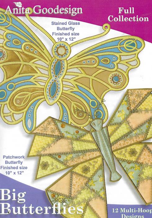 Anita Goodesign: Full Collection: Big Butterflies