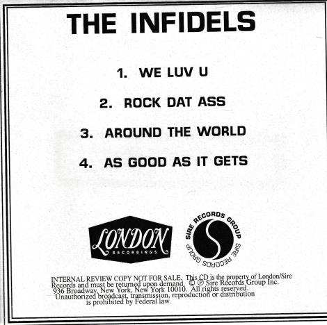 The Infidels Internal Review Promo w/ Artwork – NeverDieMedia