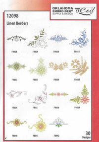 Oklahoma Embroidery: Linen Borders