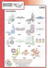 Oklahoma Embroidery: Linen Borders