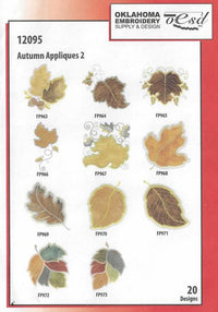 Oklahoma Embroidery: Autumn Applique 2
