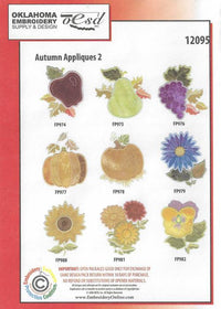 Oklahoma Embroidery: Autumn Applique 2