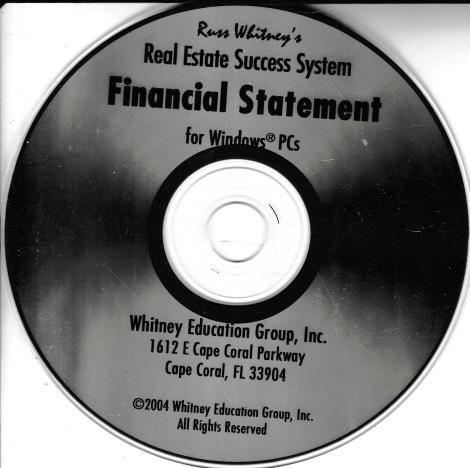 Russ Whitney's Real Estate Success System: Financial Statement