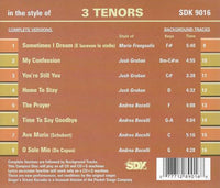 Singer's Dream Karaoke: Sing The Songs Of 3 Tenors CDG
