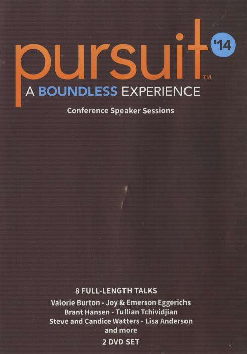 Pursuit: A Boundless Experience: Conference Speaker Sessions 2014 2-Di ...