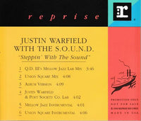 Justin Warfield With The S.O.U.N.D: Steppin' With The Sound Promo w/ Back Artwork