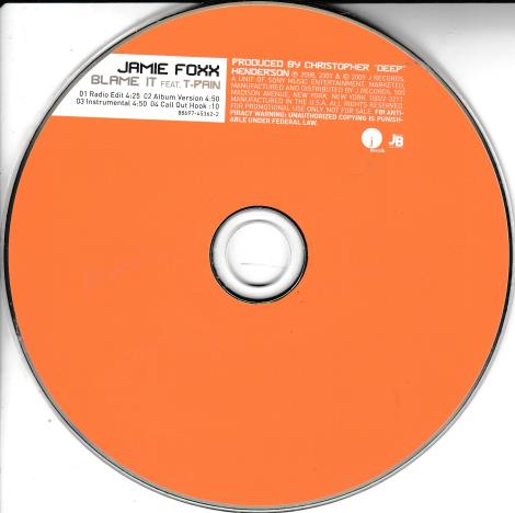 Jamie Foxx: Blame It Promo w/ No Artwork