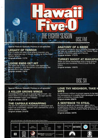 Hawaii Five-O: The Eighth Season 6-Disc Set w/ No Outer Box
