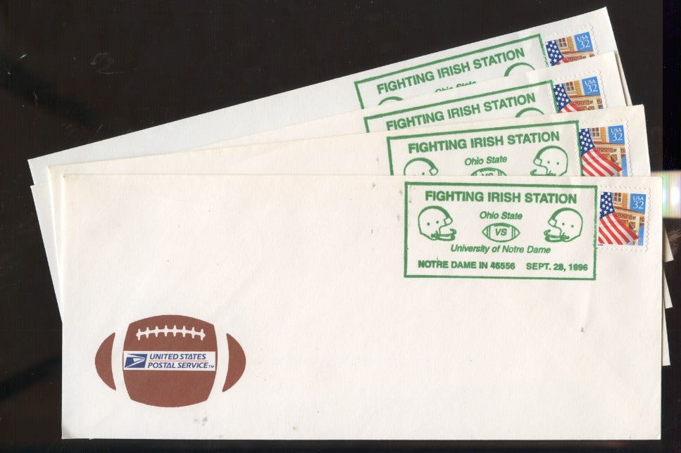 Notre Dame Fighting Irish Station: Ohio State Vs Notre Dame 1996 Commemorative Envelopes