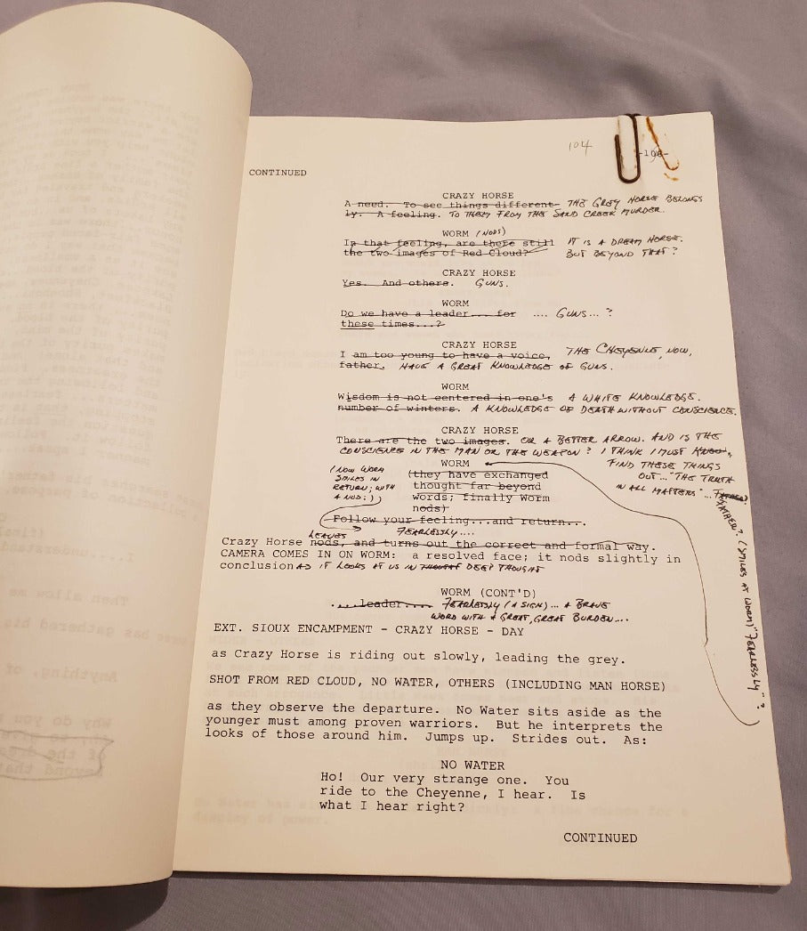 Crazy Horse: Second Two-Hour Segment Script β NeverDieMedia