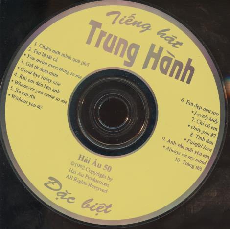 Tieng Hat: Trung Hanh Dac Biet w/ No Artwork