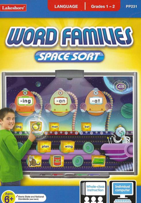 Word Families: Space Sort