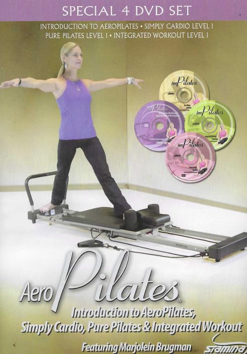 Aero Pilates: Introduction To Pilates, Simply Cardio, Pure Pilates & Integrated Workout Level 1 4-Disc Set
