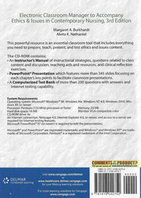 Electronic Classroom Manager To Accompany Ethics & Issues In Contemporary Nursing 2.0 3rd