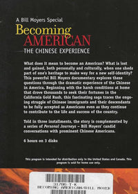 Becoming American: The Chinese Experience 3-Disc Set