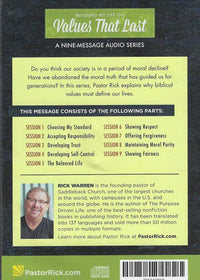 Building A Life On Values That Last 9-Disc Set