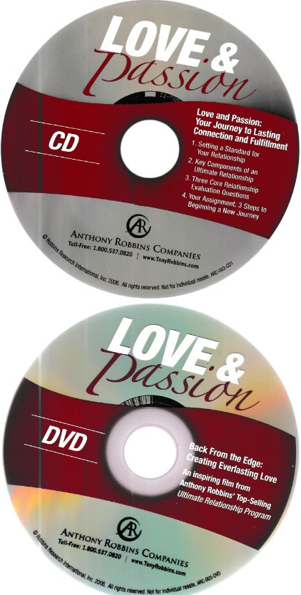 Love & Passion: Your Journey To Lasting Connection & Fulfillment 2-Disc Set w/ No Artwork