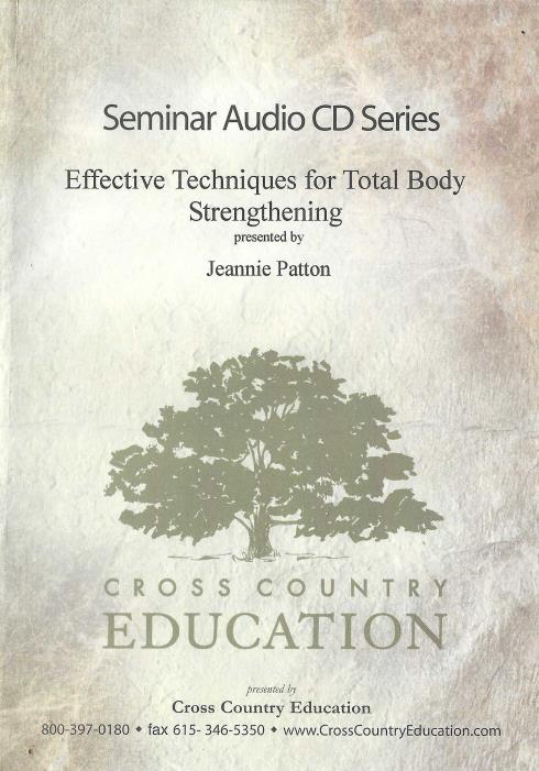 Effective Techniques For Total Body Strengthening: Seminar Audio CD Series 5-Disc Set