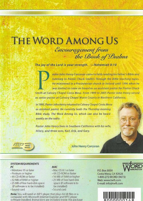 The Word Among Us: Encouragement From The Book Of Psalms MP3 3-Disc Set
