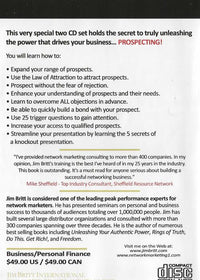 Prospecting For Network Marketers 2-Disc Set