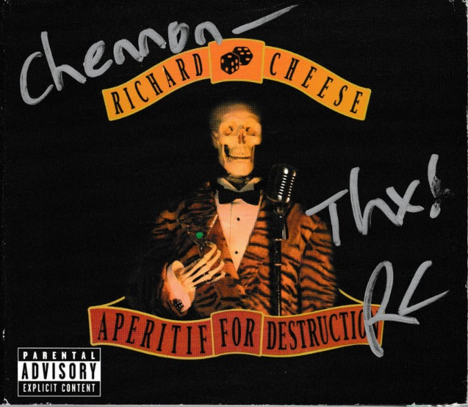 Richard Cheese: Aperitif For Destruction w/ Autographed Artwork