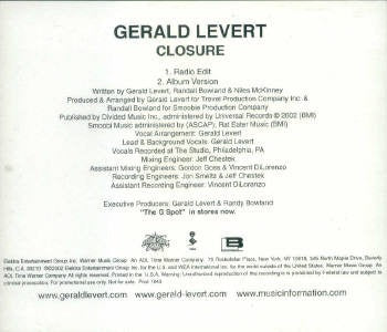 Gerald Levert: Closure Promo