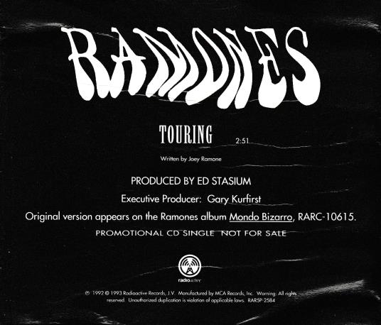 Ramones: Touring Promo