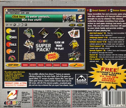 PC CD-ROM Software eGames Speedy Eggbert - 40 INCREDIBLE LEVELS!! 