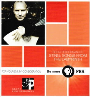 Sting: Songs From The Labyrinth: For Your Consideration