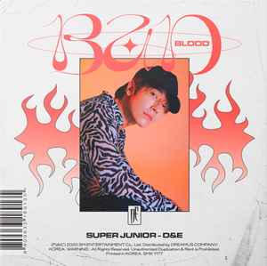 Super Junior Donghae & Eunhyuk: Bad Blood w/ Booklet & Cardboard Artwork