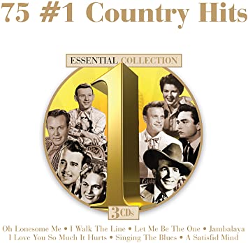 75 Number 1 Country Hits: Essential Collection 3-Disc Set w/ Artwork
