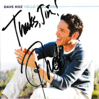 Dave Koz: Hello Tomorrow w/ Autographed Artwork