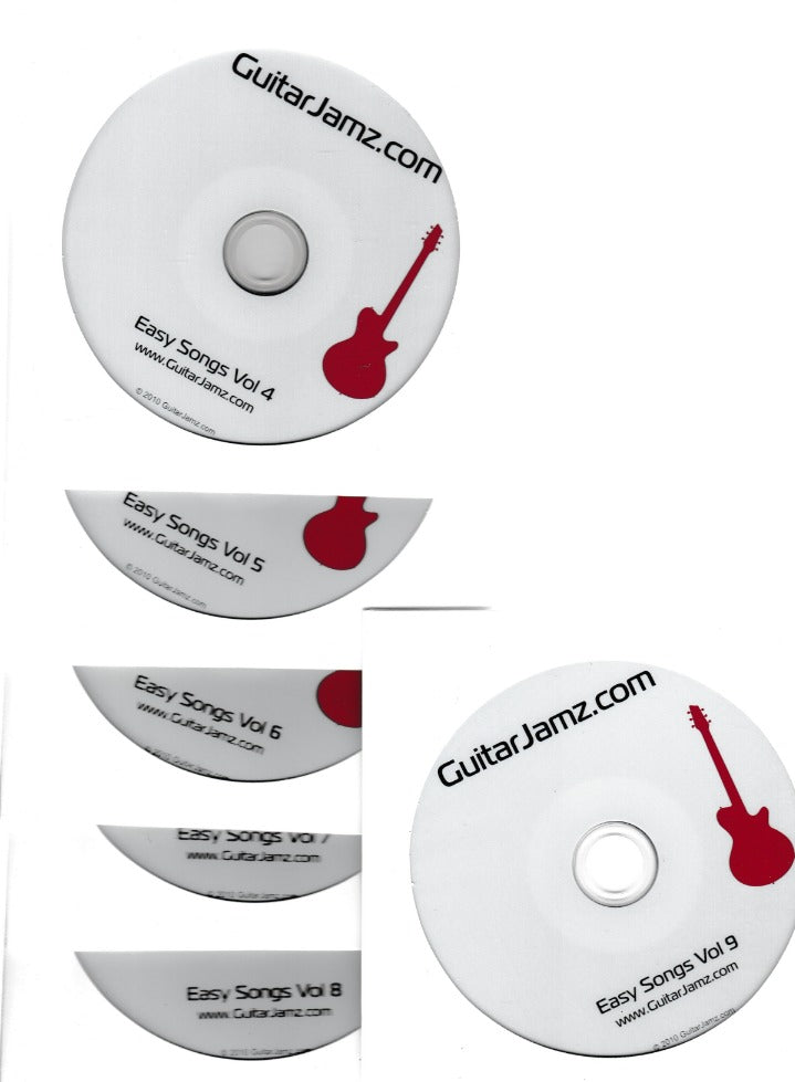 GuitarJamz: Easy Songs Volumes 4-9 6-Disc Set