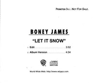 Boney James: Let It Snow Promo w/ Artwork
