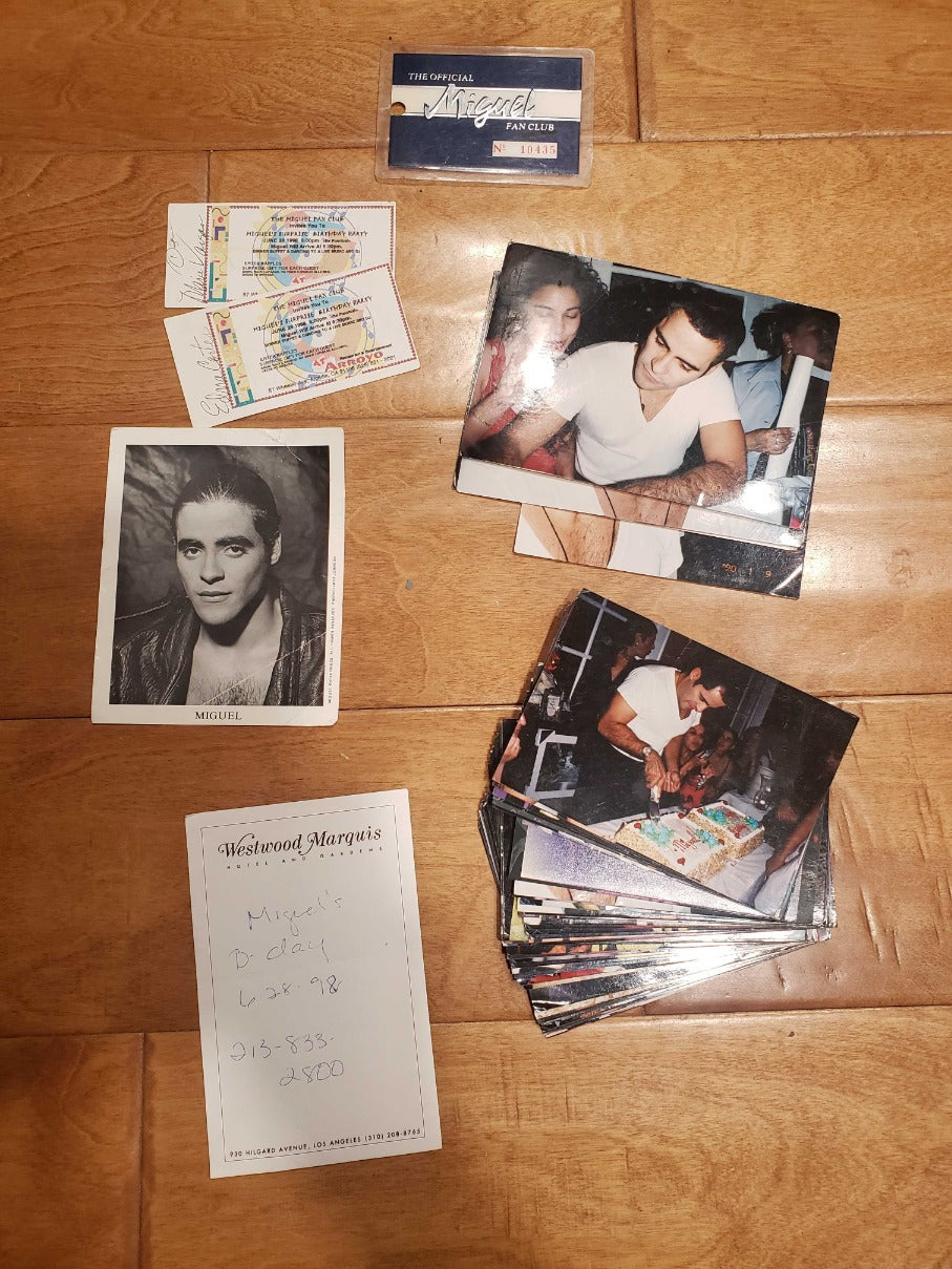 Miguel Cancel Fan Club Memoriabilia