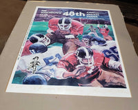 The Touchdown Club: 48th Annual Awards Dinner Sheet Signed 8/200