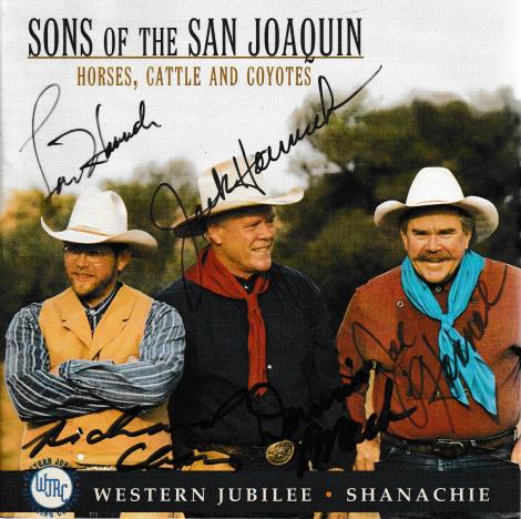 Sons Of The San Joaquin: Horses, Cattle And Coyotes w/ Autographed Artwork