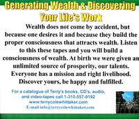 Generating Wealth & Discovering Your Life's Work