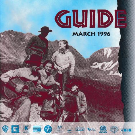 Warner March 1996 Guide Promo w/ Artwork