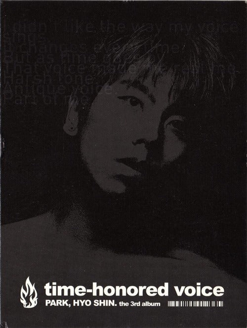 Park, Hyo Shin: Time-Honored Voice: The 3rd Album w/ Cards, Booklet & Artwork