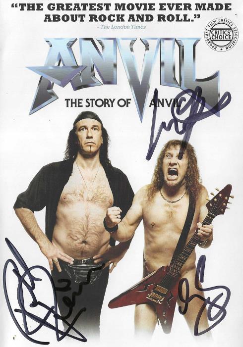 Anvil: The Story Of Anvil Signed