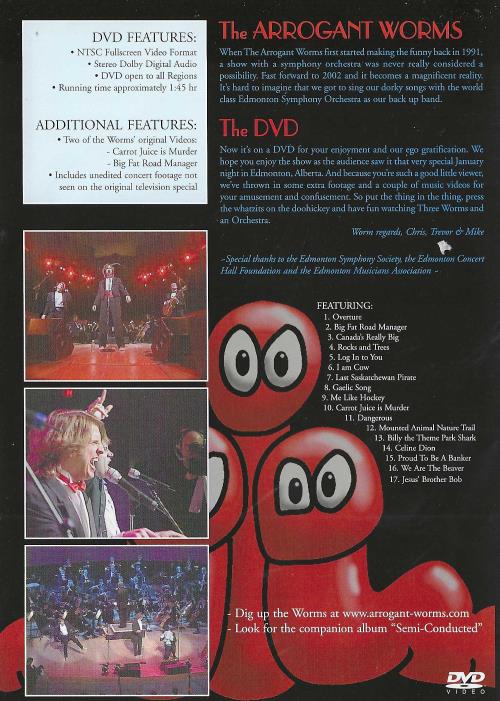 The Arrogant Worms: Three Worms And An Orchestra – NeverDieMedia