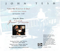 John Tesh: Give Me Forever CDP1670 Promo