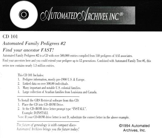 Automated Archives: Automated Family Pedigrees #2