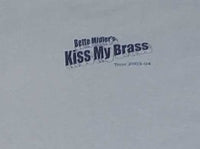 Bette Midler's Kiss My Brass Tour 2003-04 T-Shirt XL
