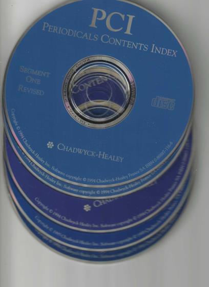 PCI: Periodicals Contents Index 5-Disc Set